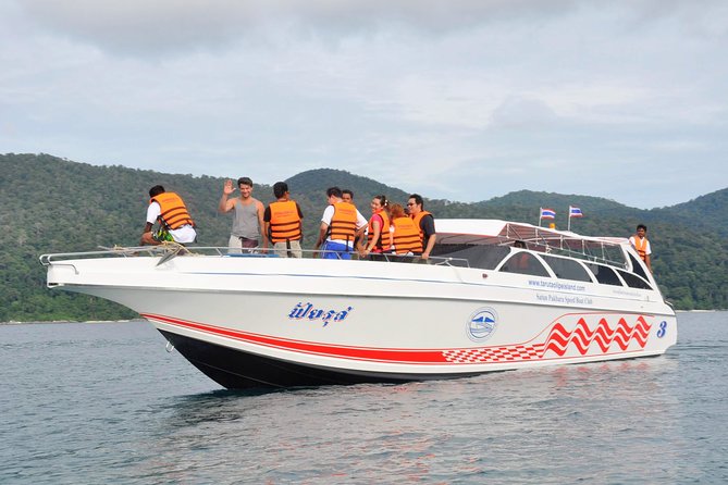 Phuket to Koh Lanta by Satun Pakbara Speed Boat - Speed Boat Rentals