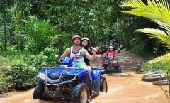 Phuket-Phang Nga: White Water Rafting 7 km.-Zipline-ATV-Lunch - White Water Rafting