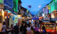 Phuket Private Night Time Street Food Walking Tour - Phuket Old Town