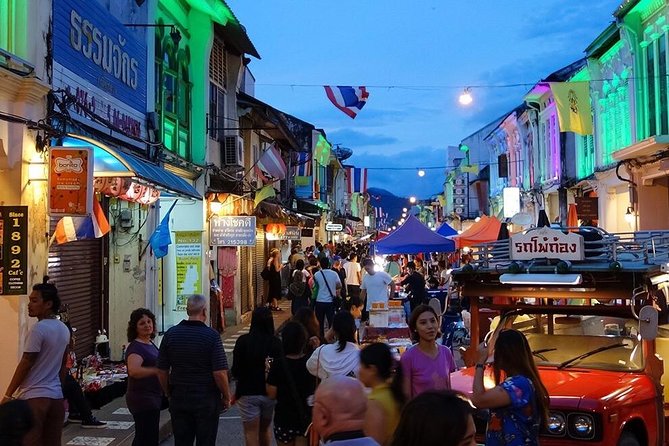 Phuket Private Night Time Street Food Walking Tour - Phuket Old Town