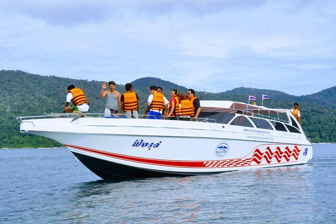 Phuket to Koh Phi Phi by Satun Pakbara Speed Boat - Speed Boat Rentals