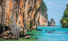 Phang Nga Bay (James Bond Island) & Monkey Cave · by Long tail Boat - James Bond Island Phang Nga Bay (James Bond Island) & Monkey Cave · by Long tail Boat - James Bond Island