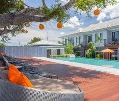 Resort in Chalong. The Lake Chalong. The Lake Chalong in Chalong
